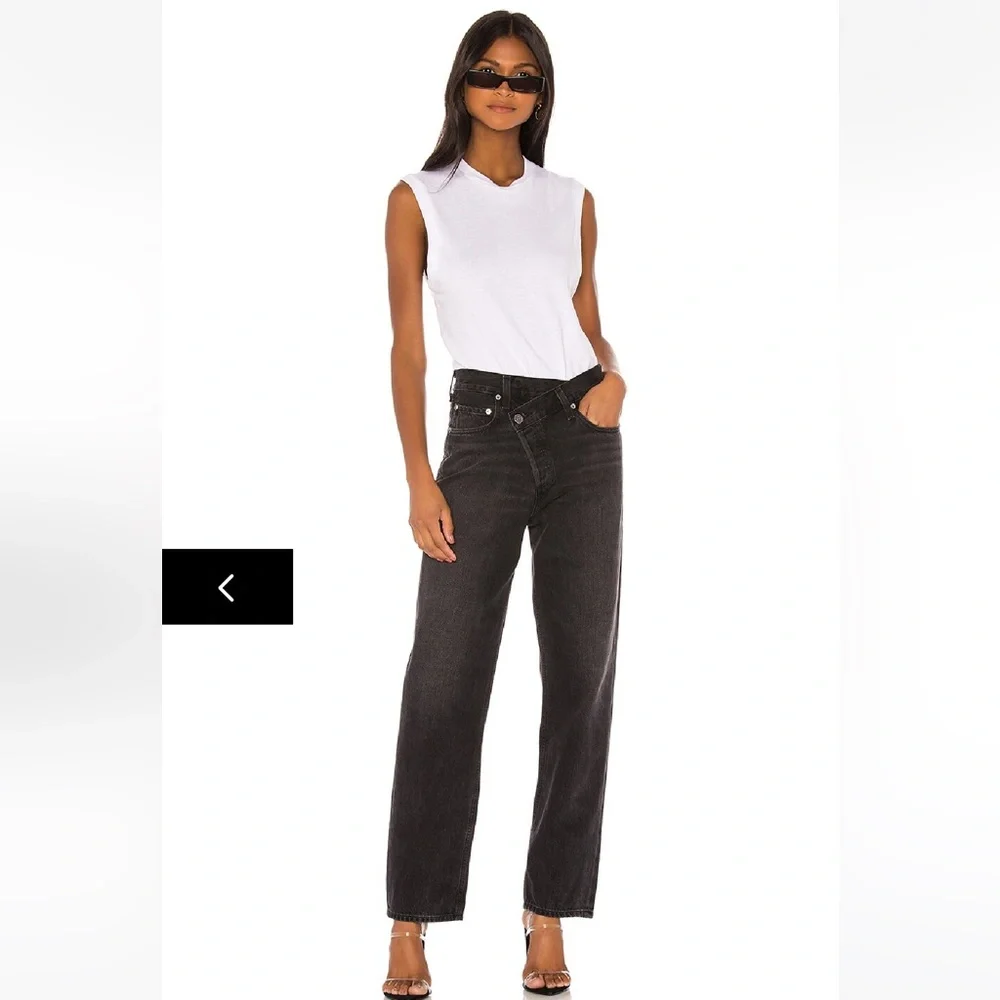 AGOLDE Criss Cross Jeans in Savage